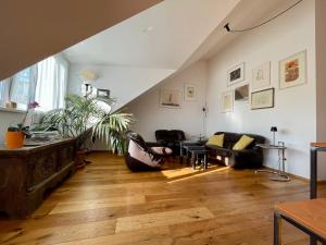 Bright loft 110 sqm with great roof terrace 100 sqm