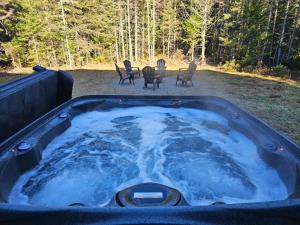 Chalet Le Stockholm private spa Shannon