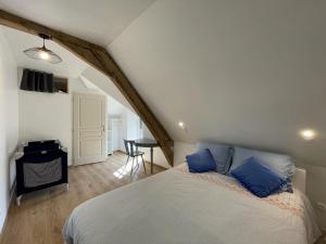 Maisons de vacances Maison de ferme renovee 18eme avec jardin, cheminee, Wi-Fi et parking - FR-1-489-433 : photos des chambres