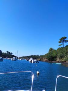 Sejours chez l'habitant La Haute Maison - Merrien - GR34 - vue sur mer : Maison de Vacances