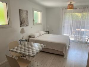 Appartements Beau studio 3 etoiles au bord du lac parking prive gratuit : photos des chambres