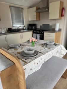 Well equipped beach caravan