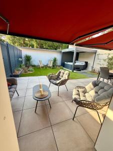 Maisons de vacances Logement en lisiere de foret : photos des chambres