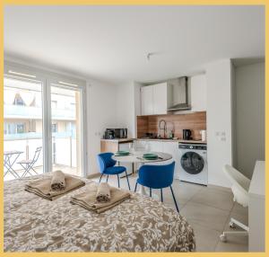 Appartements Studio chez Keylio I Ferney-Voltaire : photos des chambres