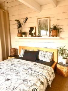 Maisons de vacances Maison ambiance cabane exotique climatisee piscine & spa 3 chambres 6 personnes : photos des chambres