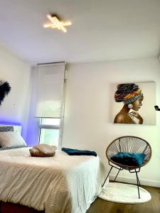 Appartements T3 au centre ville avec balcon, parking gratuit : photos des chambres