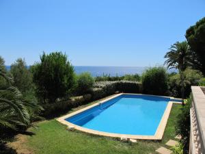 Villa La Pinède Les Issambres Golf de Saint Tropez - Vue mer panoramique de la piscine