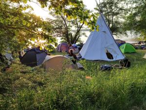 Tipi Camp für Gruppen direkt am See, an der Mecklenburger Seenplatte