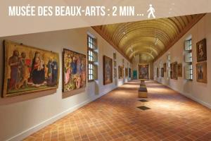 Appartements T2 au Coeur Historique de Dijon avec Clim & SmartTV : photos des chambres