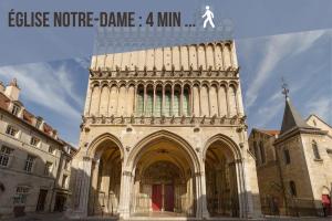 Appartements T2 au Coeur Historique de Dijon avec Clim & SmartTV : photos des chambres