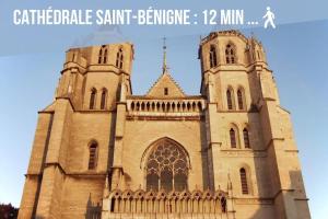 Appartements T2 au Coeur Historique de Dijon avec Clim & SmartTV : photos des chambres