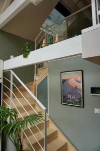 Appartements Loft cosy au coeur d-Arcachon ! : Appartement 2 Chambres avec Balcon et Terrasse