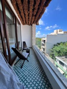 Condo Boho con Roof pool y vista al mar