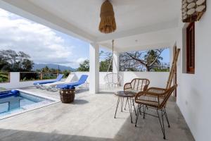 Casa flor - 16 pax, vista al mar, 2 min de la playa