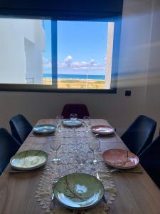 Magnifique Appart Tanger Vue Mer Plage à 100m Calme et Nature