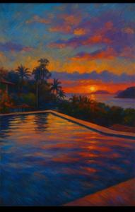 Refúgio de sonho - piscina de borda infinita e hidromassagem com vista