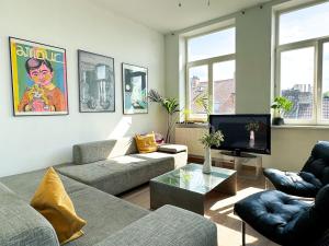 Bright apartment in Saint-Gilles
