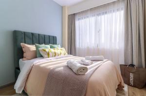 stunning two bedroom apartment with heated swimming pool fully equipped gym ample parking space children playing ground and a relaxing rooftop with amazing scenic views