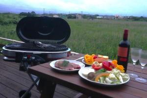 海まで車で3分!!木のぬくもりに癒されるログハウス,BBQ,サーフィン--Cute House Isumi--