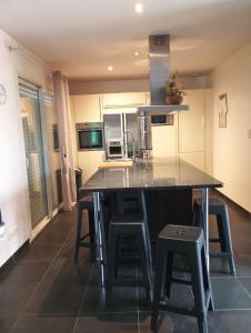 House with a saltwater pool