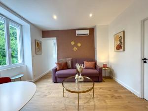 Appartements Cosy purple - Carre de soie- Medipole - Astroballe : photos des chambres