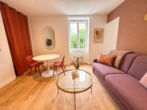 Appartements Cosy purple - Carre de soie- Medipole - Astroballe : photos des chambres