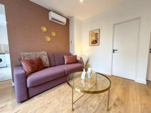 Appartements Cosy purple - Carre de soie- Medipole - Astroballe : photos des chambres