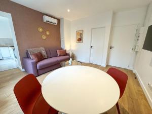 Appartements Cosy purple - Carre de soie- Medipole - Astroballe : photos des chambres