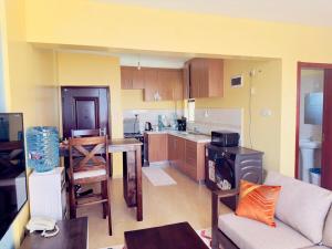 Deluxe studio Apartment, with a view of the city