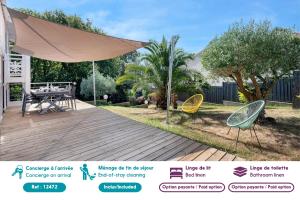 Maison familiale pour 8 pers - 400m de la plage