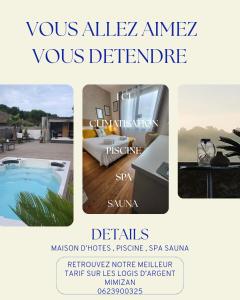 Sejours chez l'habitant Les Logis d-Argent Chambre d-hote avec WC, SDB, TV, Wifi, Option Petit Dejeuner , Parking : photos des chambres