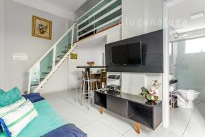 Loft Aconchegante - 450m da praia