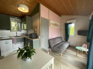Maisons de vacances Chalet au bord de l'eau avec terrasse, peche, baignade surveillee, buvette et activites exterieures - FR-1-489-360 : photos des chambres
