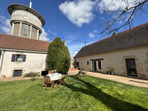 Maisons de vacances Gite confort au coeur de l'Allier : randonnees, canoe, peche, vignoble, terrasse, tout inclus - FR-1-489-512 : photos des chambres