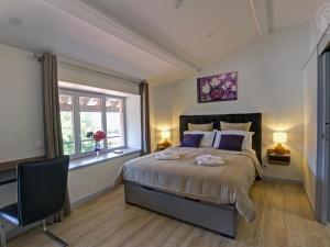 Maisons de vacances Gite de charme avec SPA, terrasse, cheminee et cour, ideal pour un sejour zen a Notre-Dame-de-Boisset - FR-1-496-320 : photos des chambres