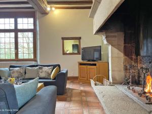 Manoir du XVème siècle avec jardin privé, cheminée et animaux acceptés - FR-1-497-204