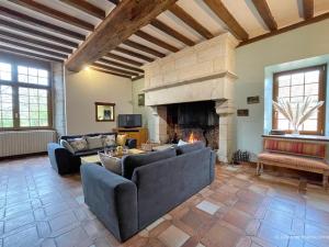 Manoir du XVème siècle avec jardin privé, cheminée et animaux acceptés - FR-1-497-204