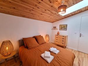 Maisons de vacances Gite spacieux 10 pers: Nature, Spa, Confort - FR-1-496-358 : photos des chambres