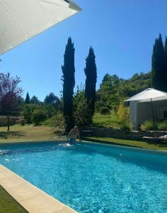 Maisons de vacances Provencal Villa With Panoramic Views In Luberon : photos des chambres