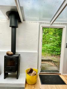 Black Wooden Summerhouse Near Ebeltoft