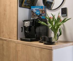 Monkey - 77 Apartments Wigury - Dostęp na KOD - Parking - Smaczna Kawa - Centrum - Blisko Piotrkowska - Galeria - Widok na miasto - Klimatyzacja - 7 piętro - FV