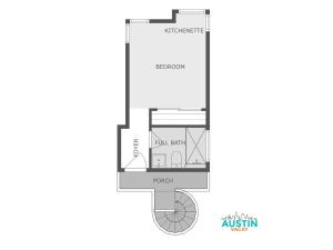 1BA East ATX StudioTX w Kitchenette Deck near UT and Lady Bird by Austin Vacay