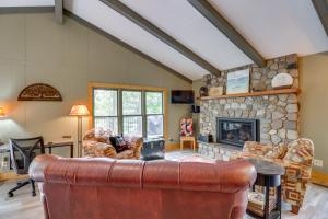 1 Mi to Snowmobiling Family Home on Sibley Lake!