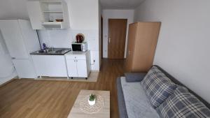 B studio with balcony garden & sea view