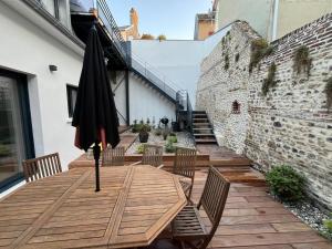 Les Flobarts - grande maison de famille en centre ville à 50m de la baie