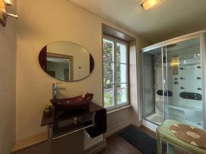 Maisons de vacances Maison Bourgeoise de Charme avec Spa, Parc et Activites - FR-1-489-541 : photos des chambres