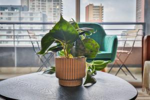 HOM I Depto 1D1B A Pasos Cerro Santa Lucia Stgo