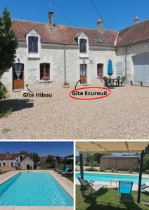 Maisons de vacances Gite Ecureuil avec piscine : photos des chambres