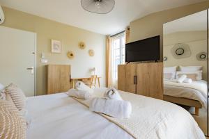 Appartements Plein centre - climatise - a proximite cite medievale : photos des chambres