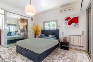 Maisons de vacances Californian villa with pool in Biot : photos des chambres